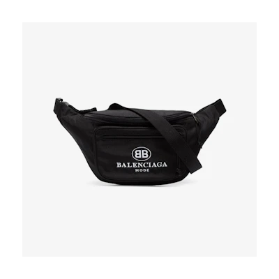 Balenciaga BB Mode Waist Bag Explorer Belt Black