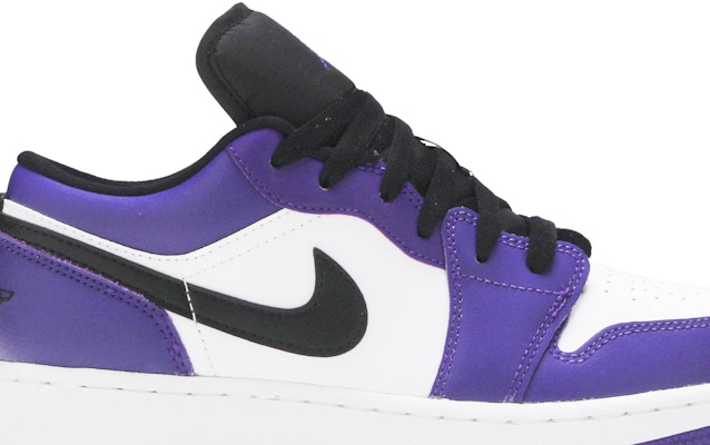 Jordan 1 low court purple white deals