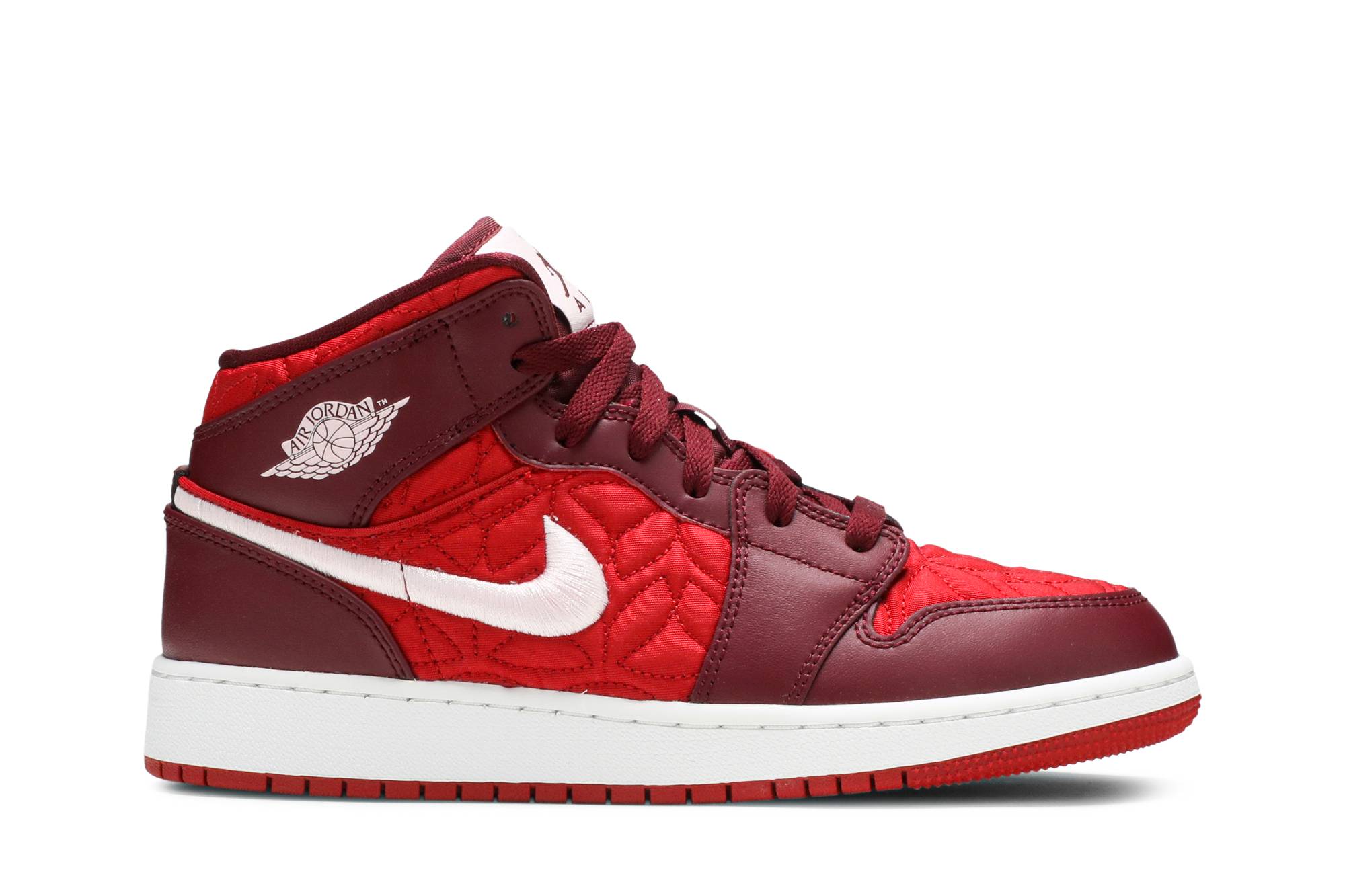 Air Jordan 1 Mid SE 'Red Quilted' (GS) AV5174600 Novelship