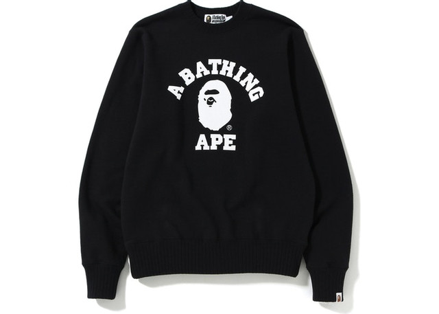 Buy BAPE海盗学院黑色圆领衫