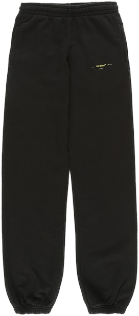 off-white-acrylic-arrows-slim-sweatpant-black-yellow