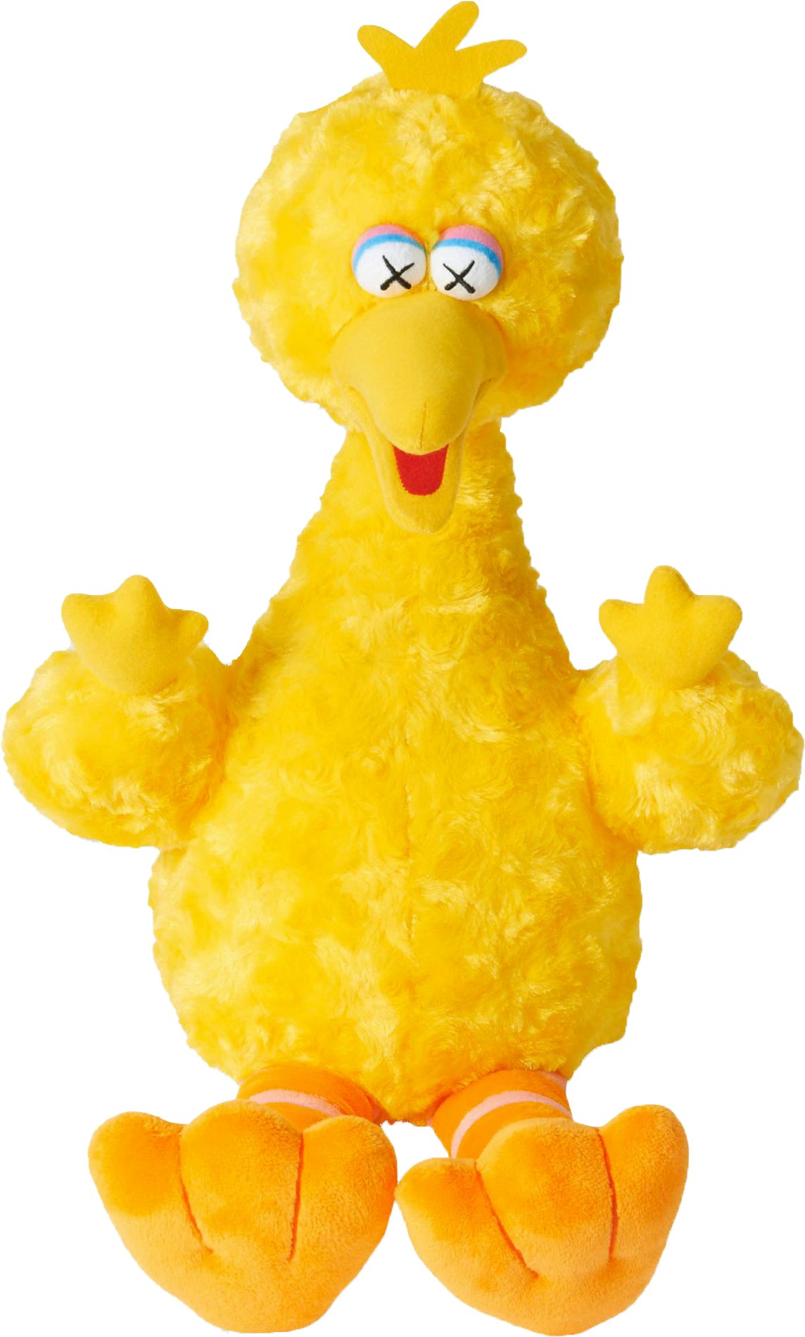 kaws-sesame-street-uniqlo-big-bird-plush-toy-yellow