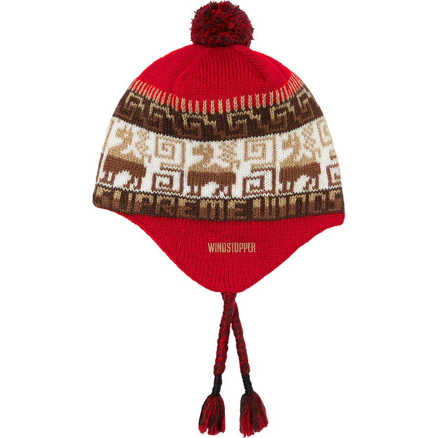 Supreme Chullo Windstopper Earflap Beanie Red - Novelship