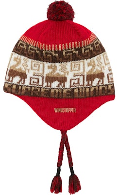 Supreme Chullo Windstopper Earflap Beanie Red - Novelship