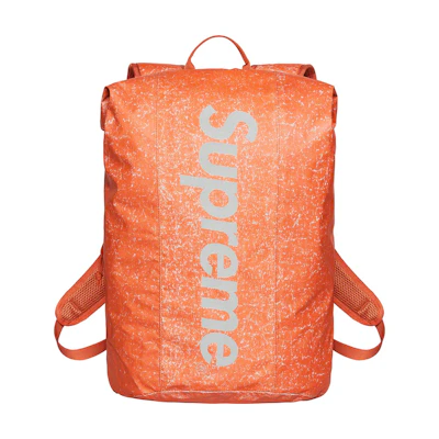 Supreme Waterproof Reflective Speckled Backpack Orange