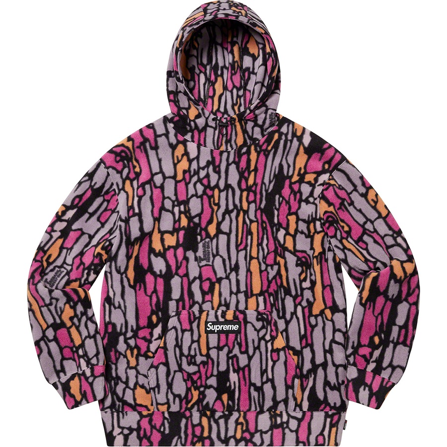 Supreme Polartec Hooded Sweatshirt (FW20) Purple Treebark Camo - Novelship