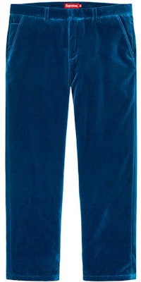 Supreme Velvet Trouser Teal Pants渡り幅約27cm - その他