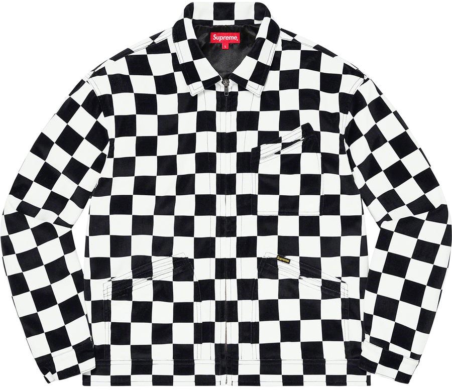 Supreme hotsell checkered jacket