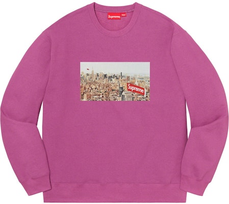 Buy Supreme Aerial Crewneck Bright Purple Novelship
