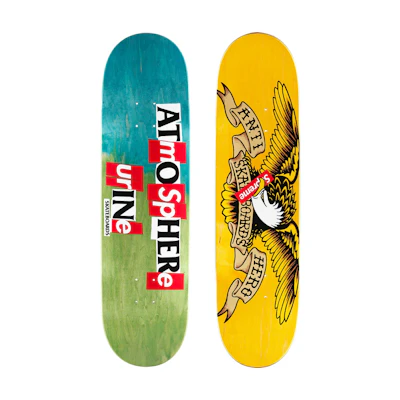Supreme ANTIHERO Skateboard Deck Blue/Green