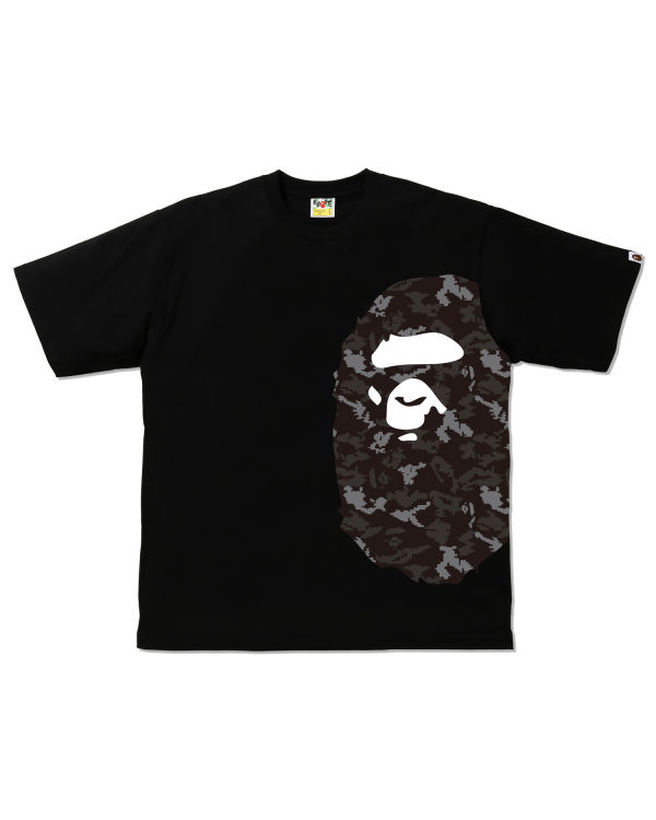 BAPE Digital Camo Side Ape Head T-shirt Black/Black