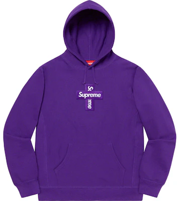 Purple 2025 supreme sweatshirt