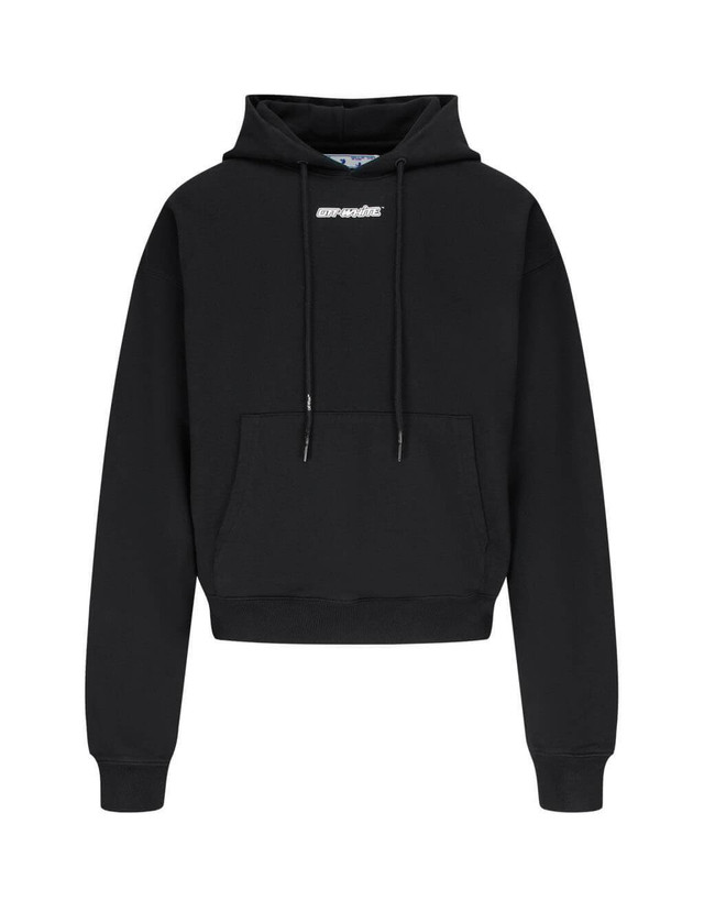 Buy Off-White 黑红色标志箭头连帽衫