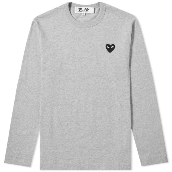 Comme des Garçons "Black Emblem" Grey Long Sleeve Women