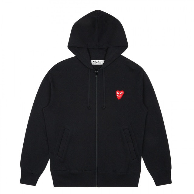 comme-des-garcons-women-zip-hoodie-with-double-red-heart-black