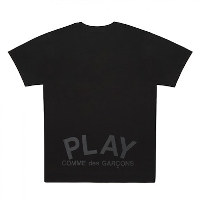 Comme des Garçons Black Two Hearts T-Shirt Men Order Comme des Garçons Black Two Hearts T-Shirt Men