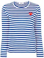Comme des Garçons Royal Blue Stripes Long Sleeve Women Comme des Garçons Royal Blue Stripes Long Sleeve Women