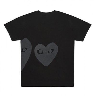Comme des Garçons Black Upside Down Heart T-Shirt Men Order Comme des Garçons Black Upside Down Heart T-Shirt Men