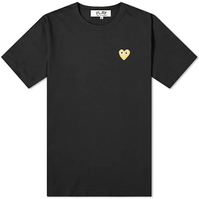 Comme des Garçons "Gold Emblem" Baju-T Hitam Lelaki Buy Comme des Garçons "Gold Emblem" Baju-T Hitam Lelaki