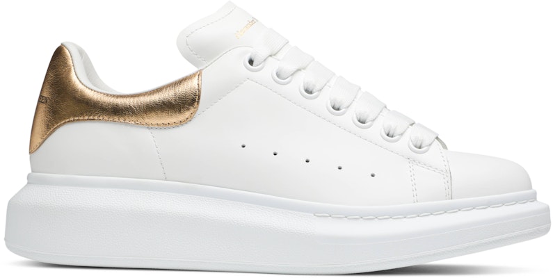 (Women) Alexander McQueen Oversized Sneaker 'White Light Gold' 553770WHFBU9075 Buy (Women) Alexander McQueen Oversized Sneaker 'White Light Gold' 553770WHFBU9075