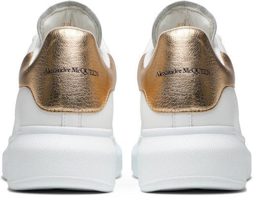 (Women) Alexander McQueen Oversized Sneaker 'White Light Gold' 553770WHFBU9075 Details for (Women) Alexander McQueen Oversized Sneaker 'White Light Gold' 553770WHFBU9075