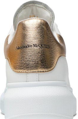 (Women) Alexander McQueen Oversized Sneaker 'White Light Gold' 553770WHFBU9075 Sizing (Women) Alexander McQueen Oversized Sneaker 'White Light Gold' 553770WHFBU9075