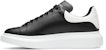 (W) Alexander McQueen Oversized Sneaker 'Hitam Putih' 553770WHGP51070