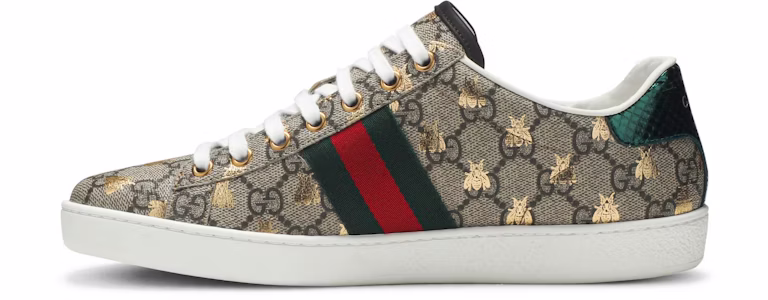 (女款)Gucci Ace GG Supreme「蜜蜂」550051 9N020 8465 Lookbook (女款)Gucci Ace GG Supreme「蜜蜂」550051 9N020 8465