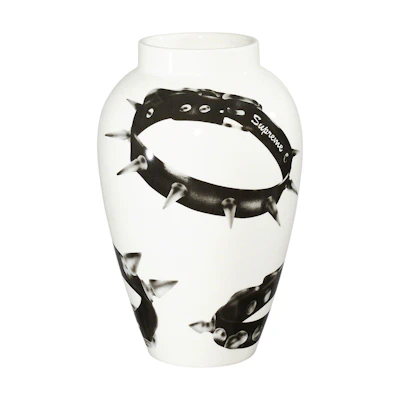 Supreme Studded Collars Vase White