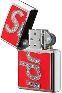Supreme x Swarovski Zippo Merah Order Supreme x Swarovski Zippo Merah