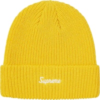 Supreme Loose Gauge Beanie Yellow Supreme Loose Gauge Beanie Yellow