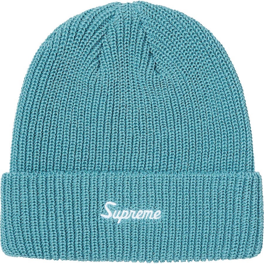 supreme-loose-gauge-beanie-aqua