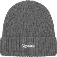 Supreme Loose Gauge Beanie Charcoal Supreme Loose Gauge Beanie Charcoal