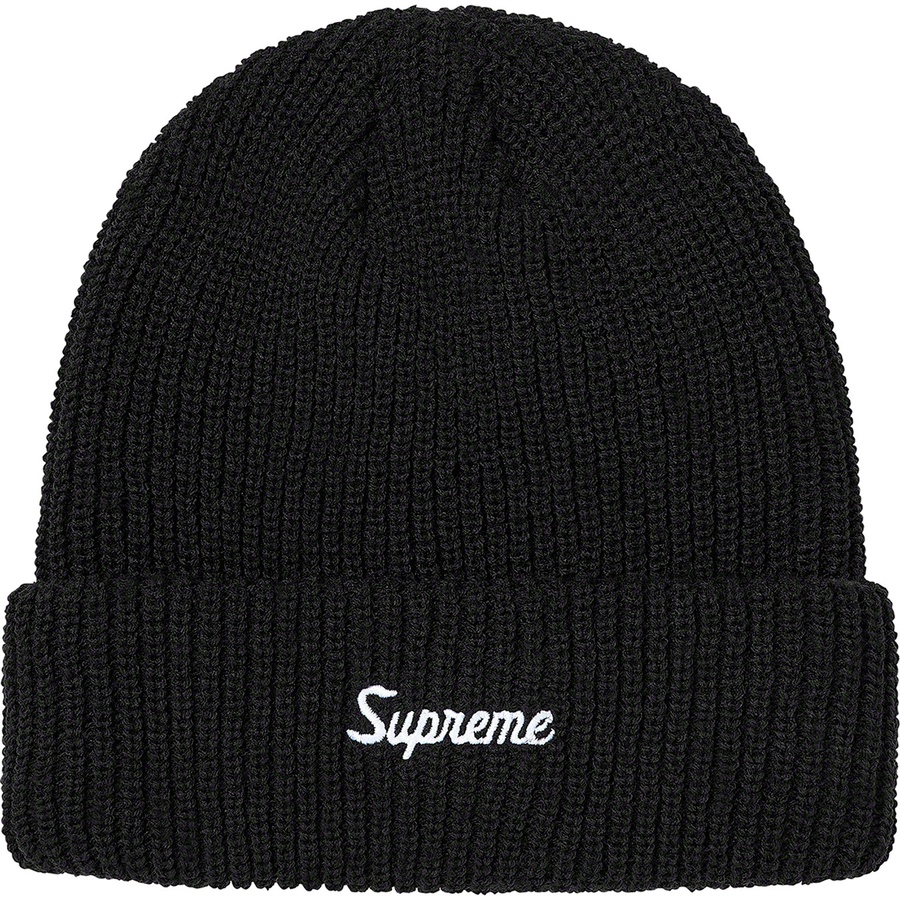 Supreme Loose Gauge Beanie FW20 Black/Black