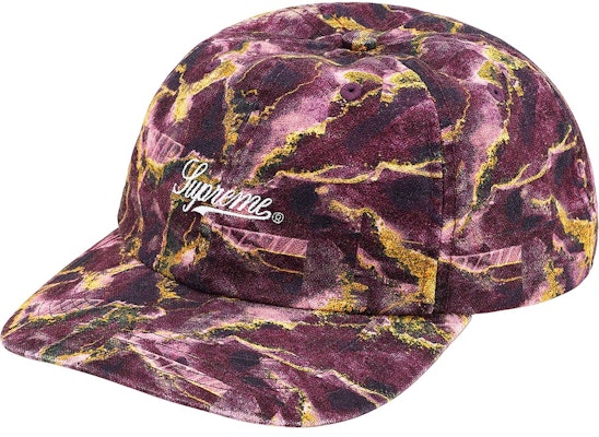 Supreme Marble 6-Panel Purple Buy Supreme Marble 6-Panel Purple