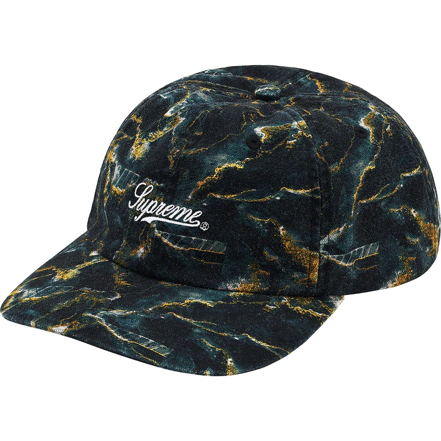 Supreme Marble 6-Panel Black