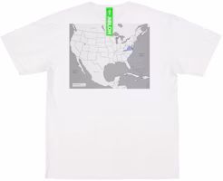 Virgil Abloh Canary Yellow Virginia "Swing State" T-Shirt White Virgil Abloh Canary Yellow Virginia "Swing State" T-Shirt White
