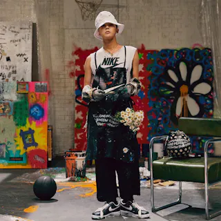 G-Dragon PEACEMINUSONE x Nike Air Force 1 '07 'Para-Noise' AQ3692-001