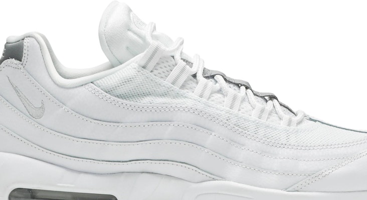 All white nike 2025 air max 95