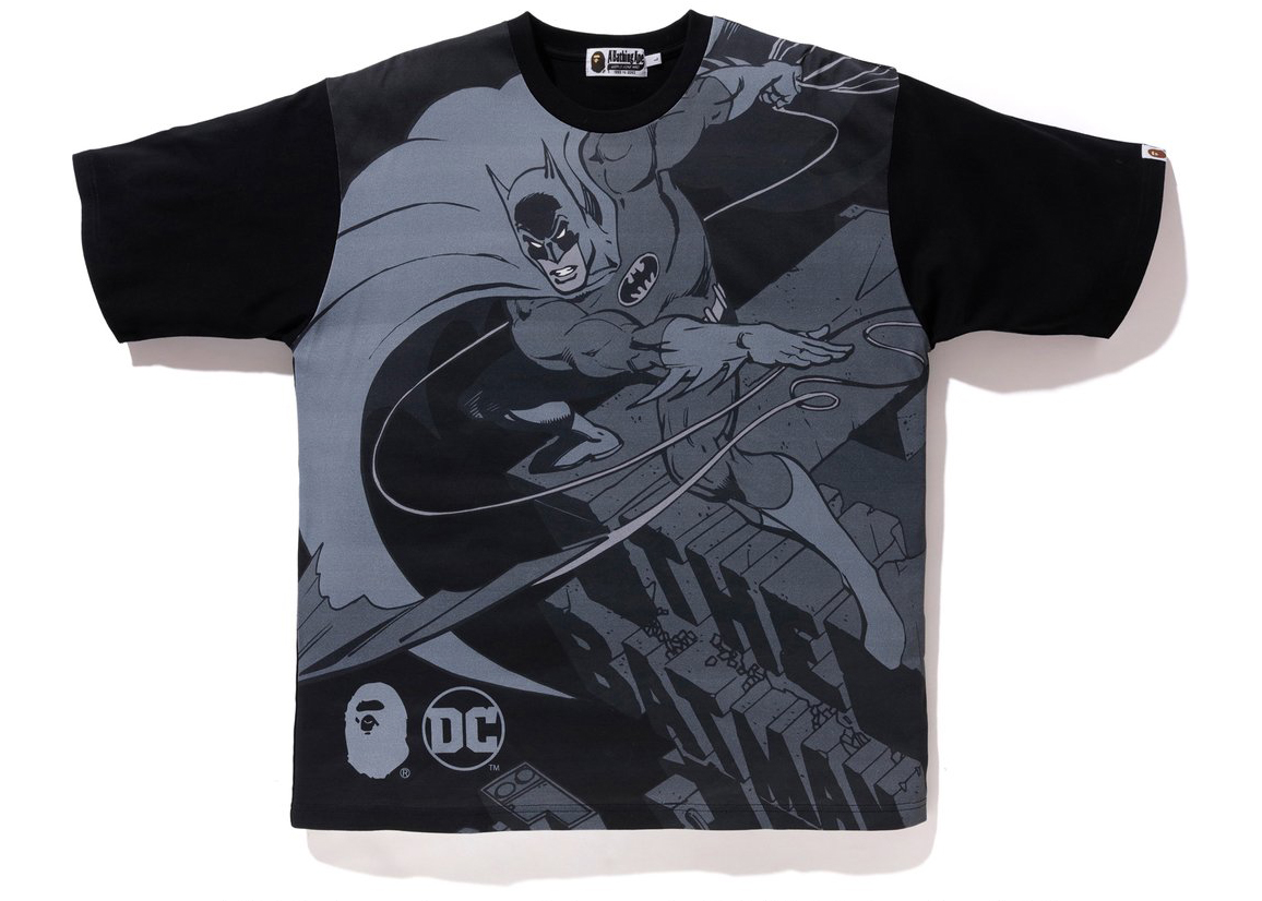 Buy BAPE x DC Batman Relaxed Tee Black - Novelship