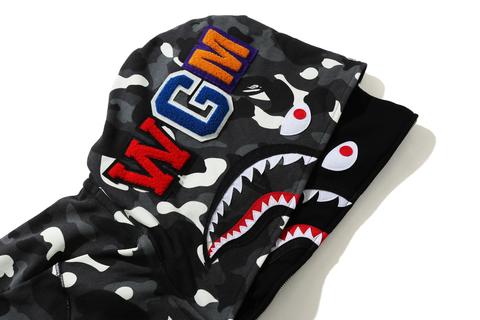 BAPE City Camo Shark Wide Full Zip Double Hoodie Blackを購入 