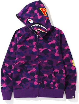 Bape shark 2025 camo purple