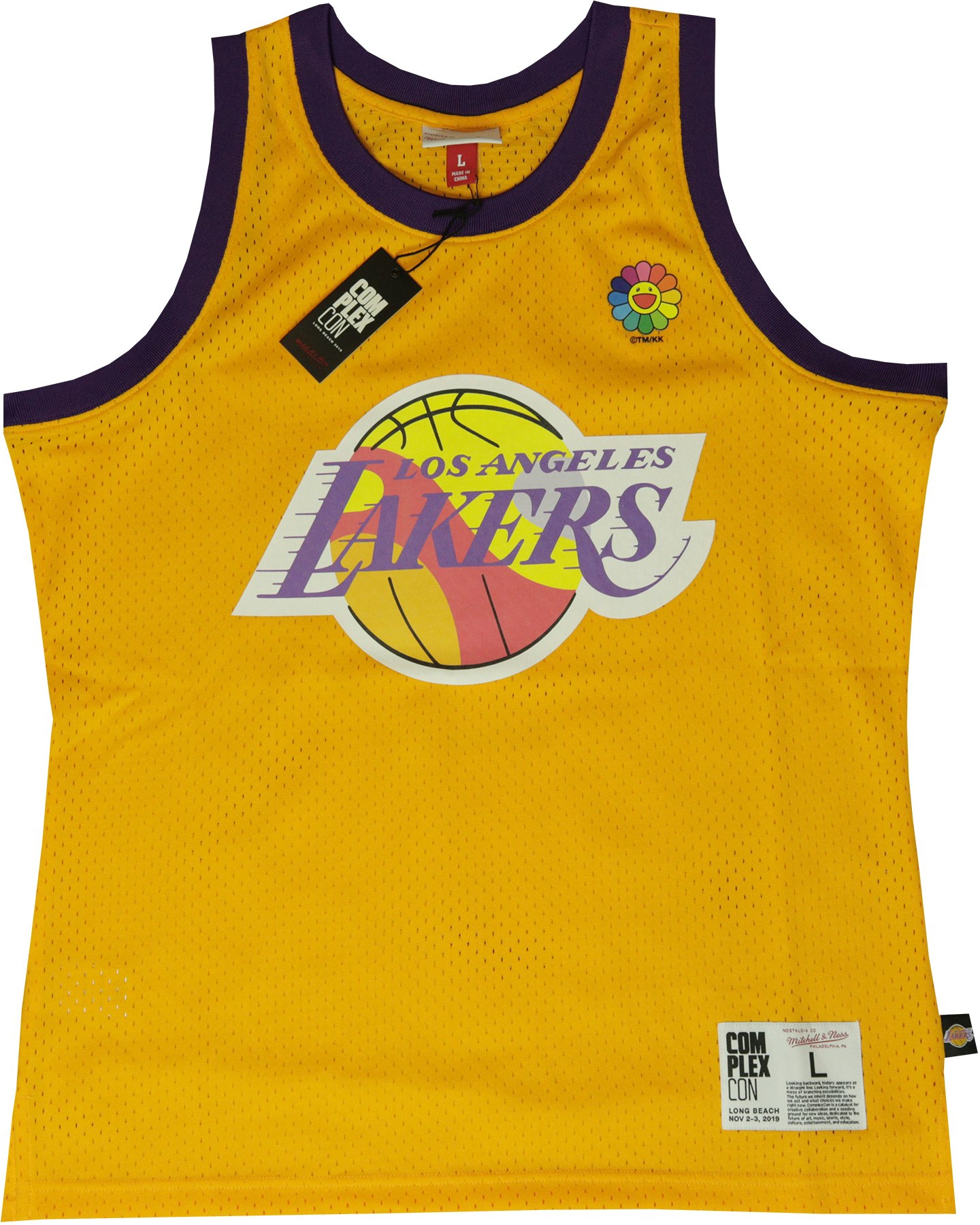 Takashi Murakami x Complexcon Purple 'La Lakers' Jersey Top, Regular S / Purple