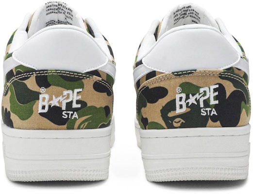 A Bathing Ape Bapesta Low 'Green ABC Camo' 1C70191020 Details for A Bathing Ape Bapesta Low 'Green ABC Camo' 1C70191020