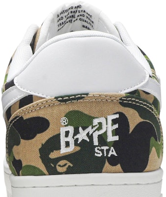 A Bathing Ape Bapesta Low 'Green ABC Camo' 1C70191020 Sizing A Bathing Ape Bapesta Low 'Green ABC Camo' 1C70191020