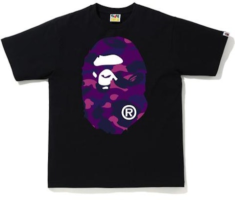 Pink and purple bape shirt best sale