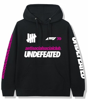 Anti social club x undefeated sales