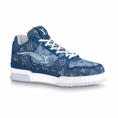 Louis Vuitton 408 Trainer Monogram Denim