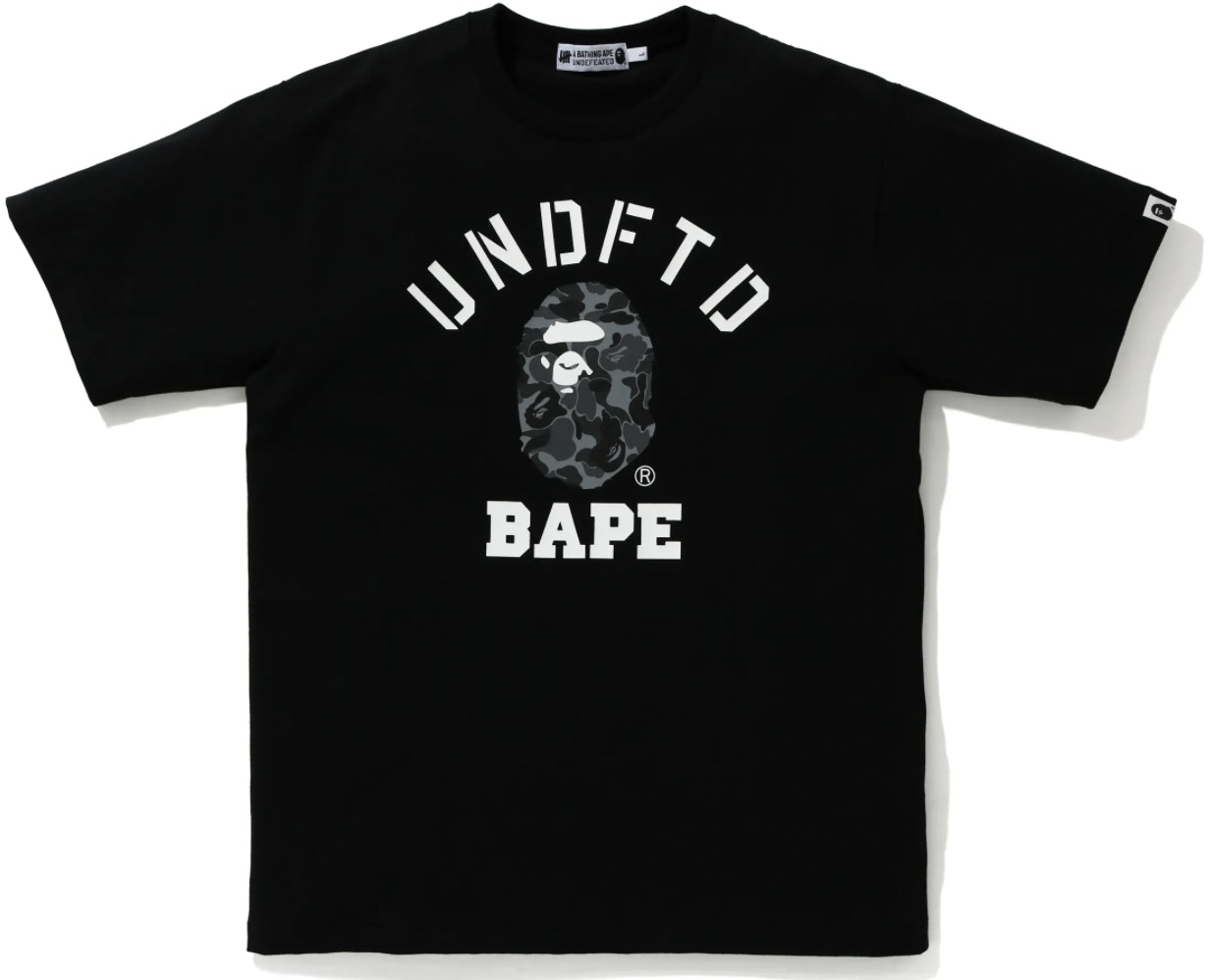 7,560円BEP x BAPE COLLEGE TEE BLACK ベイプ　Tシャツ