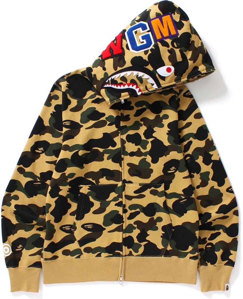 Yellow 2025 bape jacket